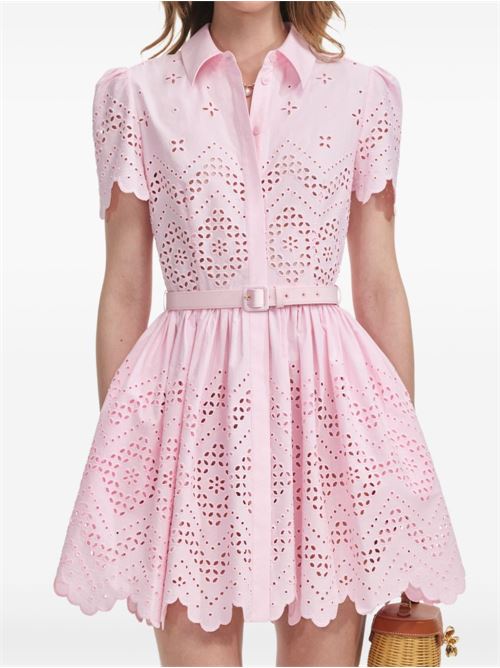 Mini abito in broderie SELF PORTRAIT | PF25121SPINK